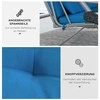Outsunny Lauko sūpynių pagalvė 170 cm - mėlyna