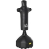 HOMCOM pastatomas bokso maišas, 180 cm, suaugusiems, bokso manekenas, bokso stulpas, humanoidinio dizaino, tvirtas bokso maišas profesionalams ir pradedantiesiems, juodas