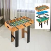 HOMCOM 4-in-1 universalus žaidimų stalas, daugiafunkcis stalas su stalo futbolu, oro rituliu, stalo tenisu, biliardu, 87x43x73 cm | Aosom