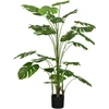 Dirbtinis augalas HOMCOM, dirbtinė Monstera Deliciosa, 180 cm aukščio dirbtinis medis su 24 šakomis, kambarinis augalas, dekoratyvinis augalas patalpoms, žalias