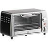 Gruzdintuvė HOMCOM elektrinė orkaitė 10L, su reguliuojama temperatūra ir laikmačiu, 750W, 36,5x26x22 cm, sidabrinė