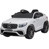 Homcom Mercedes-Benz AMG GLA45 licencijuotas vaikiškas elektrinis automobilis su nuotolinio valdymo pulteliu, MP3, saugos diržais, 37-60 mėn., baltos spalvos