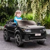 HOMCOM vaikiškas elektromobilis, su 2,4 G nuotolinio valdymo pultu, saugos diržu, muzika, garsiniu signalu, priekiniais žibintais, vaikiškas automobilis iki 5 km/h, vaikams nuo 3–5 metų
