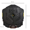 HOMCOM elektroninis smiginio taikinys su durelėmis, 4 LED ekranai, 216 žaidimų, 12 strėlyčių, iki 8 žaidėjų, ABS + PP, 49 x 54,6 x 5,5 cm