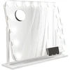 HOMCOM LED kosmetinis veidrodis, 3 šviesos režimai, reguliuojamas intensyvumas, jutiklinis valdymas, USB, 62,5 x 49,5 cm, baltas