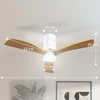 HOMCOM Lubų ventiliatorius su apšvietimu ir nuotoliniu valdymu 117 cm LED lempa su ventiliatoriumi, 3 sparnais, grįžtamuoju nuolatinės srovės varikliu, 3 šviesos spalvomis, 6 greičiais, laikmačiu miegamajam