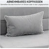 HOMCOM 3-in-1 išskleidžiamas fotelis-lova, sulankstoma sofa-lova su miegojimo funkcija, juosmens pagalvė, flanelinės išvaizdos poilsio fotelis, šezlongas svetainei, šviesiai pilkas