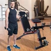 HOMCOM daugiafunkcis suoliukas svoriams kilnoti, jėgos treniruoklis su spyruokliniu stiprintuvu, treniruočių suoliukas, svoris iki 120 kg, juodas, 54 x 160 x 106 cm