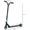 HOMCOM triukinis paspirtukas, Funscooter, paspirtukas su ABEC 9 guoliais, paspirtukas su 100 mm dirbtinės odos ratukais, miesto paspirtukas, triukinis paspirtukas vaikams nuo 14 metų