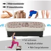 HOMCOM vibracinė plokštė, vibracinis treniruoklis, vibracinis įrenginys, kūno rengybos treniruoklis, LED ekranas, USB garsiakalbis, pasipriešinimo gumos, nuotolinio valdymo pultas