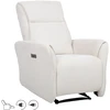 Fotelis Home4You Reglaineris HEIDY su elektriniu mechanizmu Balta