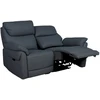 Home4You Sofa-reglaineris BOWEN Tamsiai Pilka