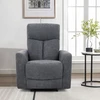 Fotelis Home4You Kėdė GEMMA su rankiniu mechanizmu, pilka