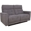 Home4You Sofa su reglaineriu BOSCO 2-vietų Elektrinė Pilka