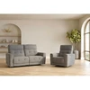 Home4You Sofa su reglaineriu BOSCO 2-vietų Elektrinė Pilka