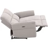 Home4You Sofa-reglaineris DAMIKA 2 vietų Elektrinis Pilka
