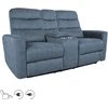 Home4You Sofa-reglaineris GASTON 2 vietų Mėlyna
