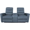 Home4You Sofa-reglaineris GASTON 2 vietų Mėlyna