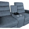 Home4You Sofa-reglaineris GASTON 2 vietų Mėlyna