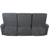 Home4You Sofa Gaston 3 – vietų reglaineris, elektrinis, pilkas aksomas