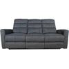 Home4You Sofa Gaston 3 – vietų reglaineris, elektrinis, pilkas aksomas