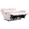 Home4You Sofa-reglaineris MAREN 2-vietė Smėlio spalvos