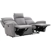 Home4You Sofa-reglaineris MAREN 3-vietų Pilka