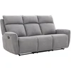 Home4You Sofa-reglaineris MAREN 3-vietų Pilka