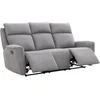 Home4You Sofa-reglaineris MAREN 3-vietų Pilka