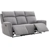 Home4You Sofa-reglaineris MAREN 3-vietų Pilka