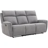Home4You Sofa-reglaineris MAREN 3-vietų Pilka