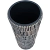 Home4You Augalų laikiklis WICKER D28xH50cm, pilkas