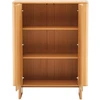 TV staliukas Home4You Highboard MORBEN 100x42xH130cm, melamine with oak decor