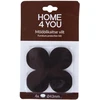 Home4You Baldus apsaugantys veltinio padukai, 4 vnt.,
