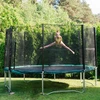 Home4You Batutas su apsauginiu tinklu, D426 cm, žalias