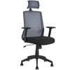 Home4you Biuro kėdė BRAVO 62x53x107-114,5 cm juoda, nugaros atrama: tinklinis audinys