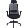 Juoda ergonomiška biuro kėdė SANTO su tinkleliu