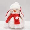 Home4You Dekoracija FUN KAI H26cm, sniego senis, raudona