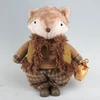 Home4You Dekoracija FAB ROBIN H37,5cm, lapė, žalia