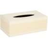 Home4You Tissue box WILMA 25,5x14xH9,5cm, cream