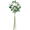 Home4You Dirbtinės gėlės „FLOWERLY“, 4 vnt. „Krūminių rožių“ puokštė, įvairių spalvų