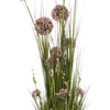 Home4You Dirbtinė gėlė GARDEN H120cm, violetinis alijošius, žolė su vazonu