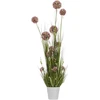 Home4You Dirbtinė gėlė GARDEN H120cm, violetinis alijošius, žolė su vazonu