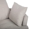 Home4You Fotelis FLUFFY 110x105xH65/86cm Šviesiai pilka