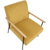 Home4You Fotelis JADE 63x75,5xH85,5cm, geltonas