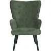 Fotelis Home4You Armchair MATEO žalias