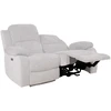 Home4You Reglaineris-sofa su elektrinių mechanizmu FELICIA 2-vietų Natūrali balta