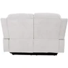 Home4You Dvivietė atlošiama sofa FELICIA su elektriniu mechanizmu, natūrali balta