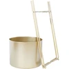 Home4You Gėlių stovas DEIA GOLD S 19,5x18xH37cm, aukso spalvos