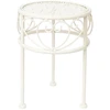 Home4You Gėlių stovas SANDY D20xH28cm, antikvarinis baltas